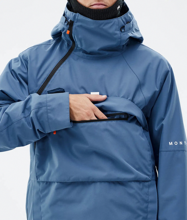 Dune Veste de ski pour homme – Bleu acier